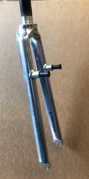 CNC Cyclocross Alu Gabel 1 1/8" poliert